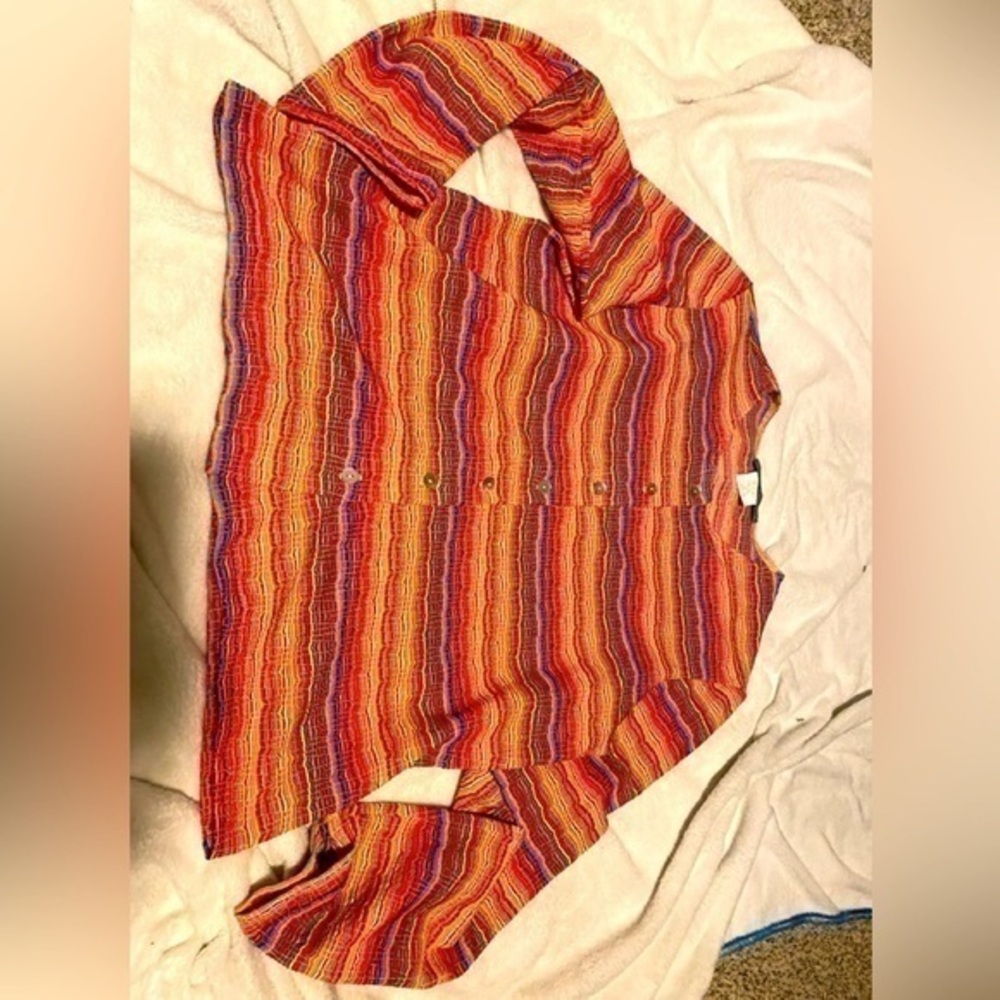JESSICA Holbrook full button up stunning shirt M